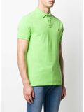 POLO A MANICHE CORTE CON LOGO RICAMATO, KIWI LIME, thumb