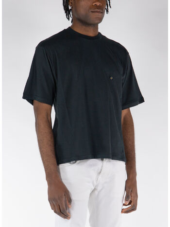 T-SHIRT CON LOGO, 110 BLACK, small