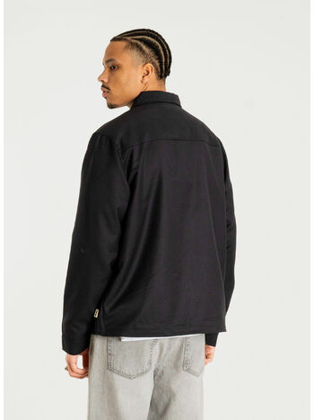 GIACCA FULL ZIP WBBROVE NICKEL, 01 BLACK, small