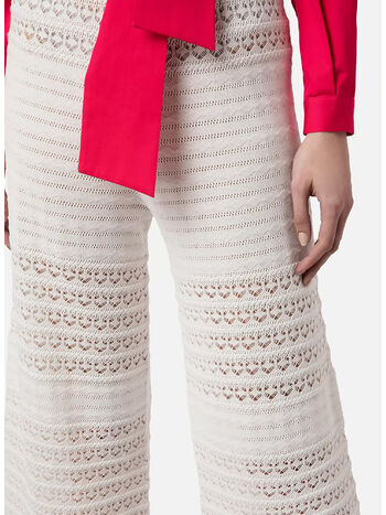 PANTALONE TRICOT, 360 AVORIO, small