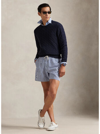 COSTUME TRAVELER SLIM FIT 11.5 CM, CRUISE ROYAL SEERSUCKER, small