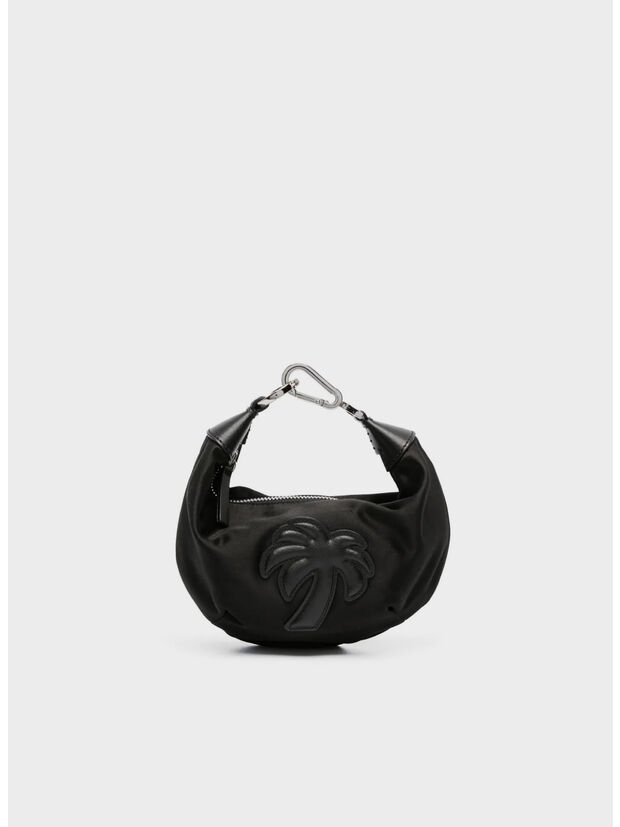 BORSA SATIN PALM, 1010 BLACK BLACK, large
