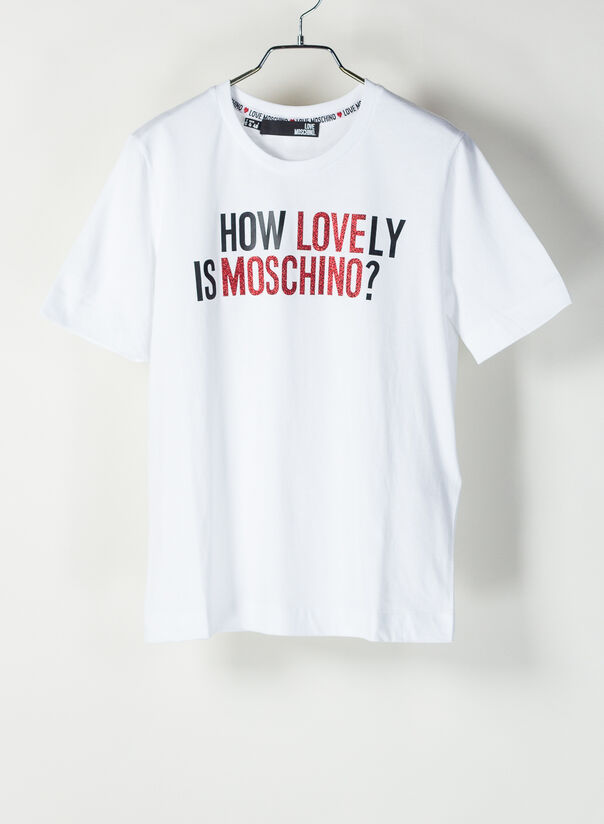 T-SHIRT LOVE MOSCHINO, A00, large