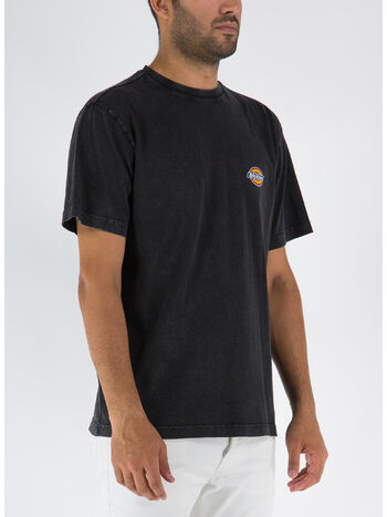 T-SHIRT ICON WASHED, BLK1 BLACK, small