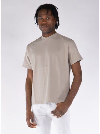 T-SHIRT GIROCOLLO, 10 SAND, small