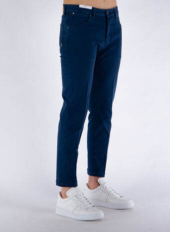 PANTALONE 5 TASCHE, Y369BLUNAVY, small