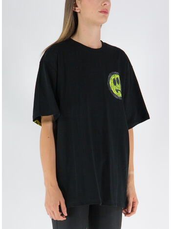 T-SHIRT CON LOGO, 110 NERO, small