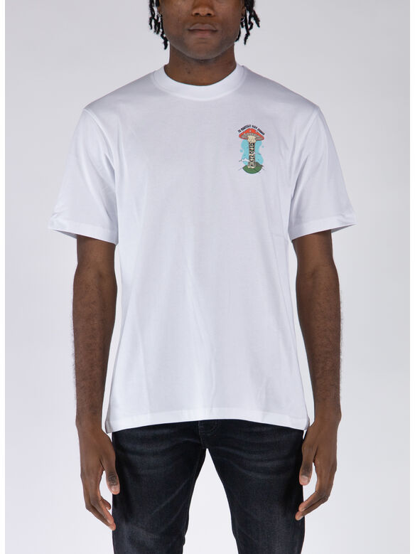 T-SHIRT MOUNTAIN HIGH, WHITE, medium