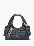 BORSA THE SACK DENM, 427 DARK WASH INDIGO, thumb