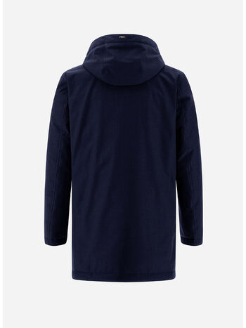 GIACCONE COLLO IN MAGLIA, 9200 BLU NAVY, small