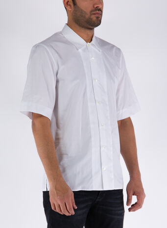 CAMICIA CUT DETAIL, 01BIANCO, small