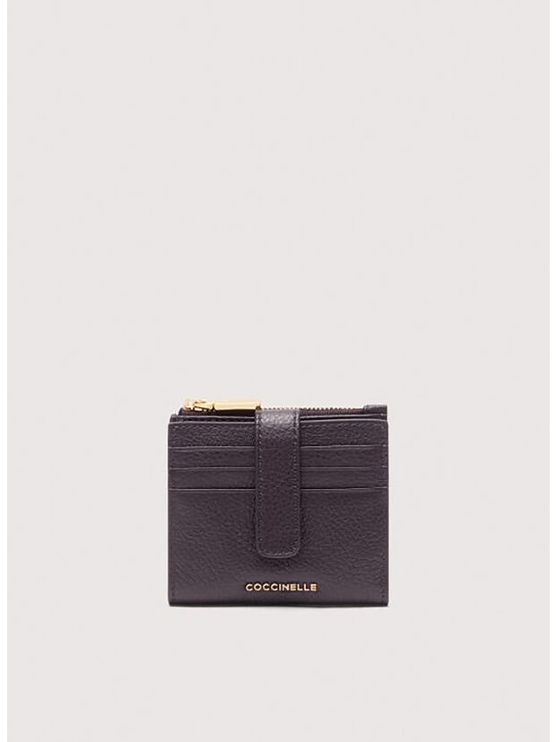 PORTAFOGLIO METALLIC SOFT  LEATHER, , large