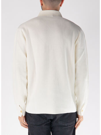 CAMICIA IN MAGLIA CON TASCA, 020, small