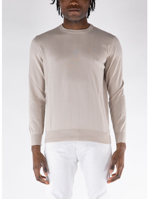 MAGLIONE GIROCOLLO, 16 SABBIA, large