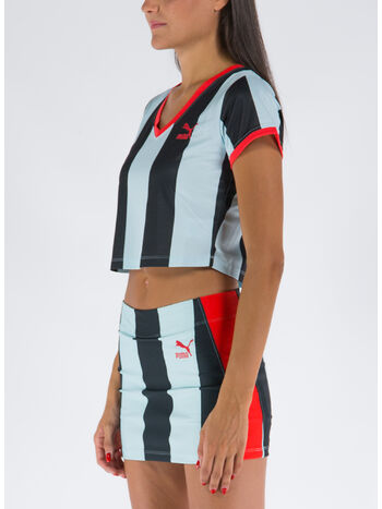 T-SHIRT SLIM PUMA X DUA LIPA, 89 BLUE GLOW - PUMA BLACK, small
