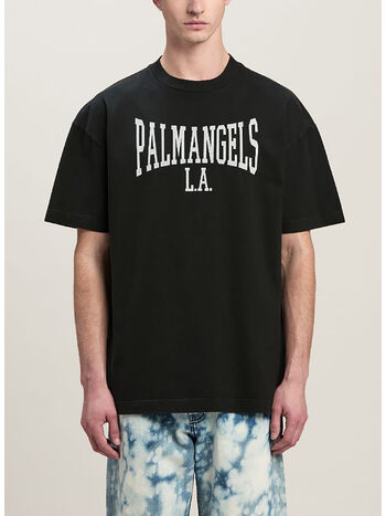 T-SHIRT COLLEGE, 1003 BLACK/OFF WHITE, small