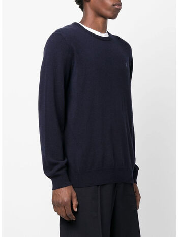 MAGLIONE GIROCOLLO, HUNTER NAVY, small