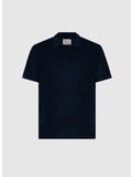 POLO JEREMY A COLLLETTO APERTO A COSTINE, 01398H BLUE NAVY, thumb