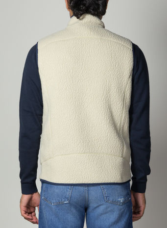SMANICATO RETRO PILE VEST, ELKH, small