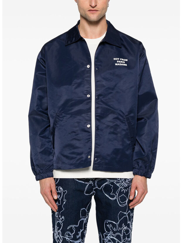GIUBBOTTO LE VESTE SLOGAN, NY NAVY, large