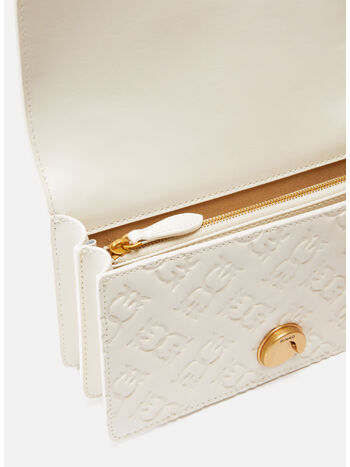 BORSA LOVE CON LOGO IMPRIMÈ MINI, Z14Q BURRO, small
