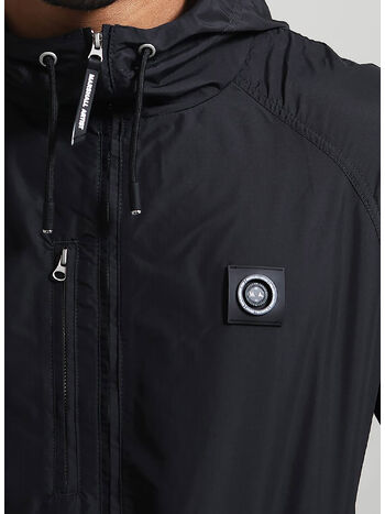 GIACCA FAIRFAX LIGHTWEIGHT NYLON RIPSTOP, 001 BLACK, small