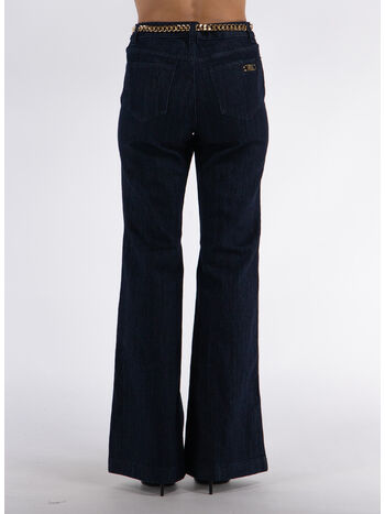 JEANS FLARE CHAIN, 976 INDIGORINSE, small