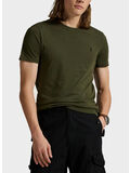 T-SHIRT MANICA CORTA CON LOGO RICAMATO, COMPANY OLIVE/C9760, thumb