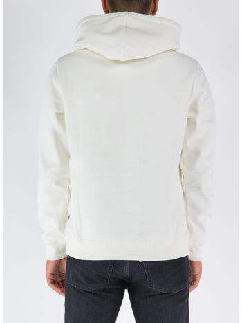 FELPA OAKPORT CON CAPPUCCIO, ECR1 ECRU, small