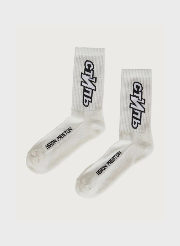 CALZINI CTNMB SPORT LONG SOCKS, 0110WHITEBLACK, large
