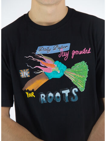 T-SHIRT HOZY SS TEE, BLACK, small