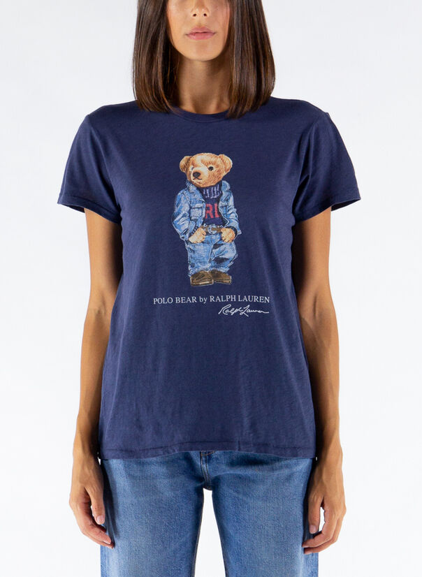 T-SHIRT GIROCOLLO POLO BEAR, 002CLASSICROYAL, large