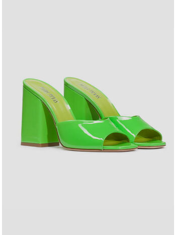 SCARPA ANJA MULE VERNICE VERDE, KIWI VERDE, small