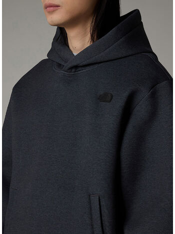 FELPA HOODIE PULL-ON, KS71 TNF BLACK HEATHER, small