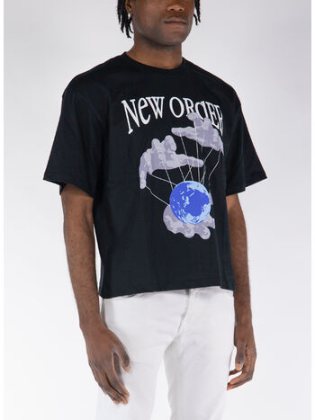 T-SHIRT NEW ORDER, GW009 CHAOS BLACK, small