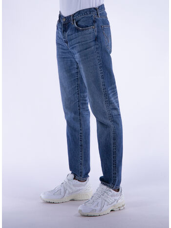 JEANS REGULAR TAPERED, 01.E3 MID DARK WASH, small