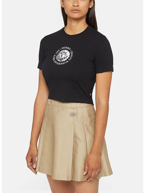 T-SHIRT GARDEN PLAIN, BLK1 BLACK, medium