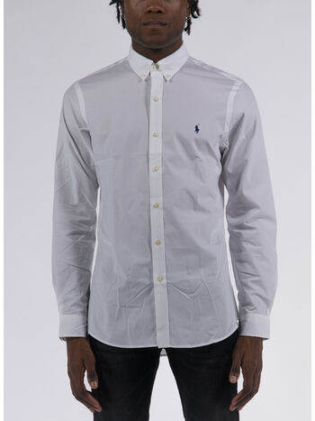 CAMICIA OXFORD, WHITE, small