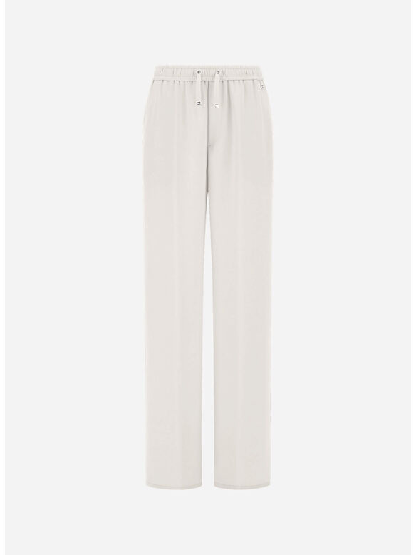 PANTALONE CON COULISSE, 1100 BIANCO, medium