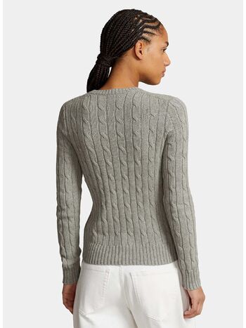 MAGLIONE GIROCOLLO JULIANNA, FAWN GREY, small
