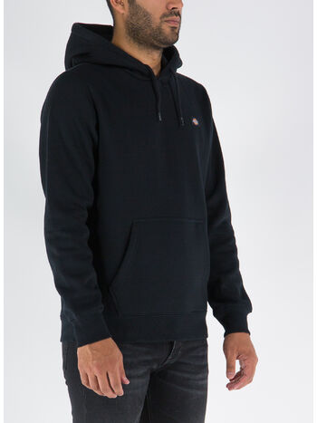 FELPA OAKPORT CON CAPPUCCIO, BLK1 BLACK, small