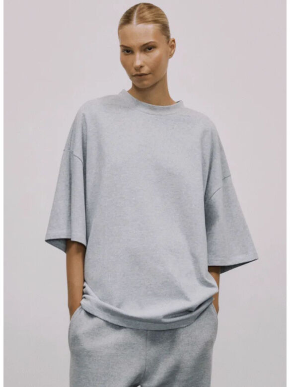 T-SHIRT HEAVY BOXY UNISEX, 6236 GREYMARLE, medium