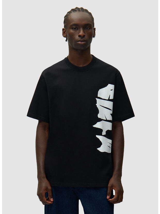 T-SHIRT SIDE LOGO, 1 BLACK, large