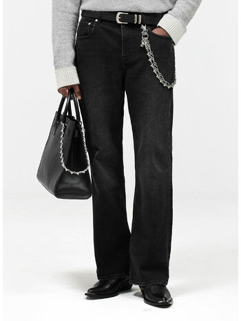 JEANS BOOT CUT, 03 AGED BLACK, small