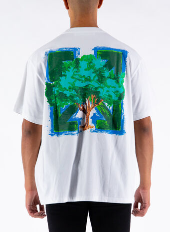 T-SHIRT ARROW TREE, 0184WHITEMULTI, small