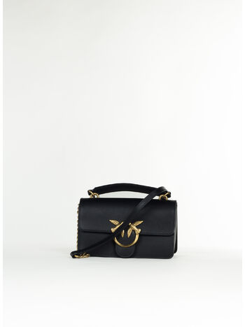 BORSA MINI LOVE ONE LIGHT, Z99Q NERO ORO, small