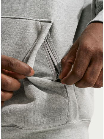 FELPA NOCTA, 021 DK GREY HEATHER/MATTE SILVER/BLACK, small