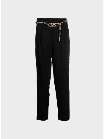 PANTALONE SLINKY SATIN BACK, 001 BLACK, small