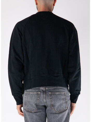 FELPA GIROCOLLO RAGLAN ARC LOGO, BLACK, small