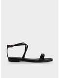 SANDALO SABOT LENA, 001 BLACK, thumb